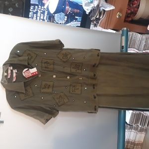 NWT ARK 2 piece Dress Set Size  L (SKU 614)